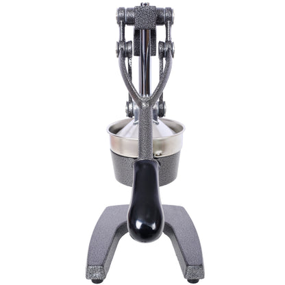 Experience Freshness with Our Heavy-Duty Grey Cast Iron Citrus Juicer - Extra-Large Manual Press for Effortless Juice Extraction