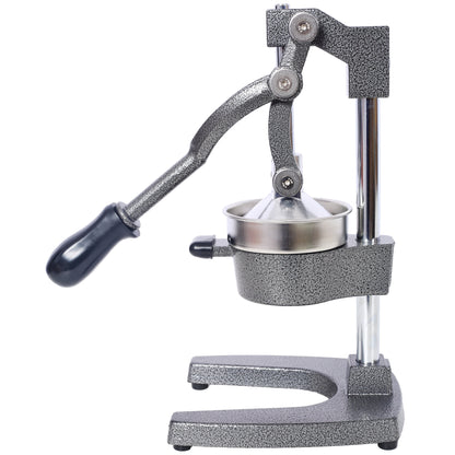 Experience Freshness with Our Heavy-Duty Grey Cast Iron Citrus Juicer - Extra-Large Manual Press for Effortless Juice Extraction
