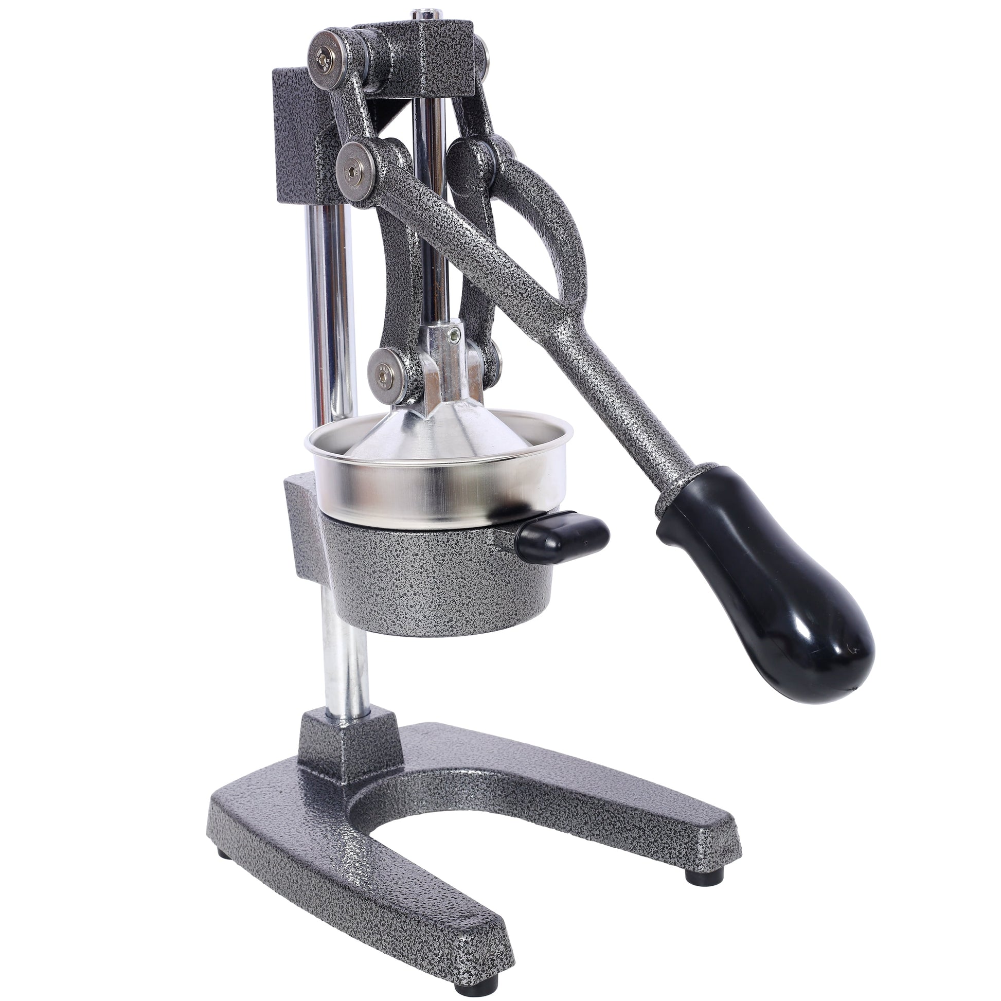 Experience Freshness with Our Heavy-Duty Grey Cast Iron Citrus Juicer - Extra-Large Manual Press for Effortless Juice Extraction