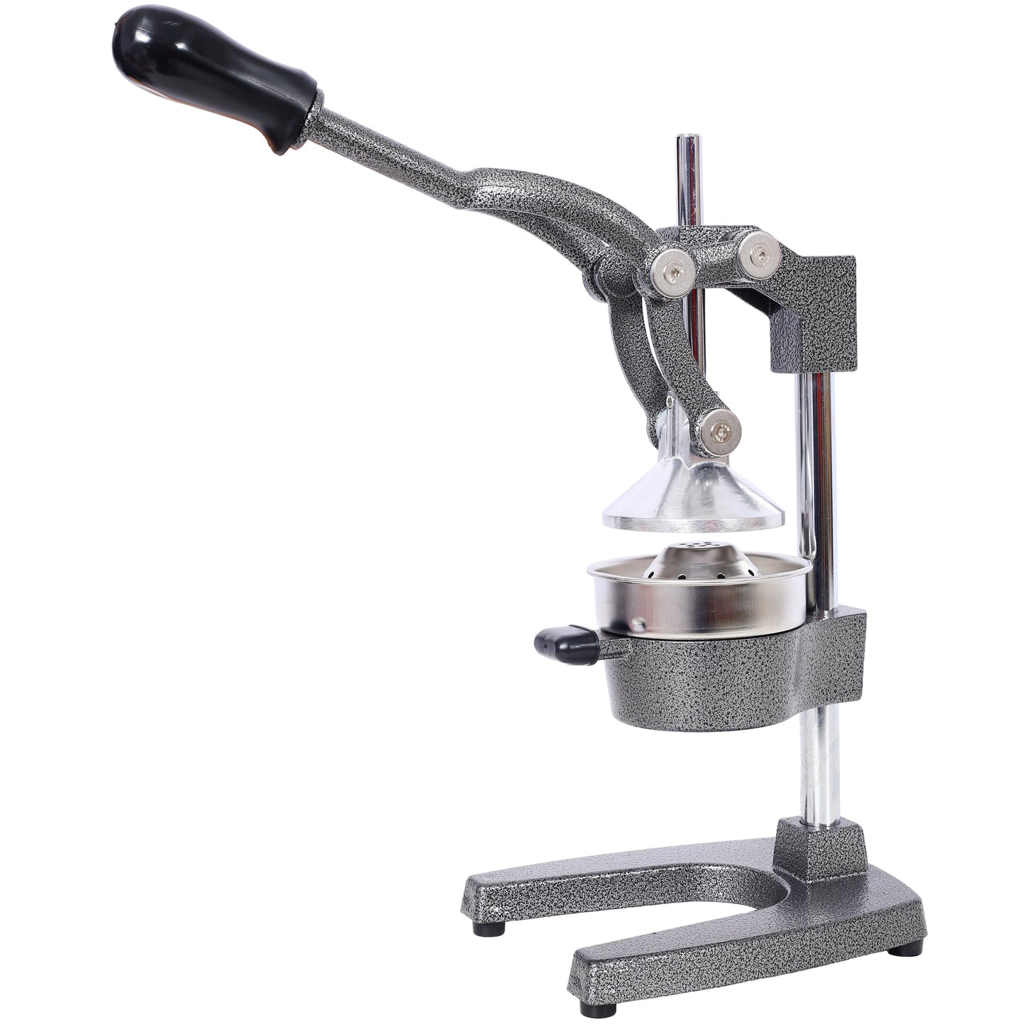 Experience Freshness with Our Heavy-Duty Grey Cast Iron Citrus Juicer - Extra-Large Manual Press for Effortless Juice Extraction
