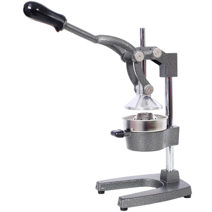 Experience Freshness with Our Heavy-Duty Grey Cast Iron Citrus Juicer - Extra-Large Manual Press for Effortless Juice Extraction