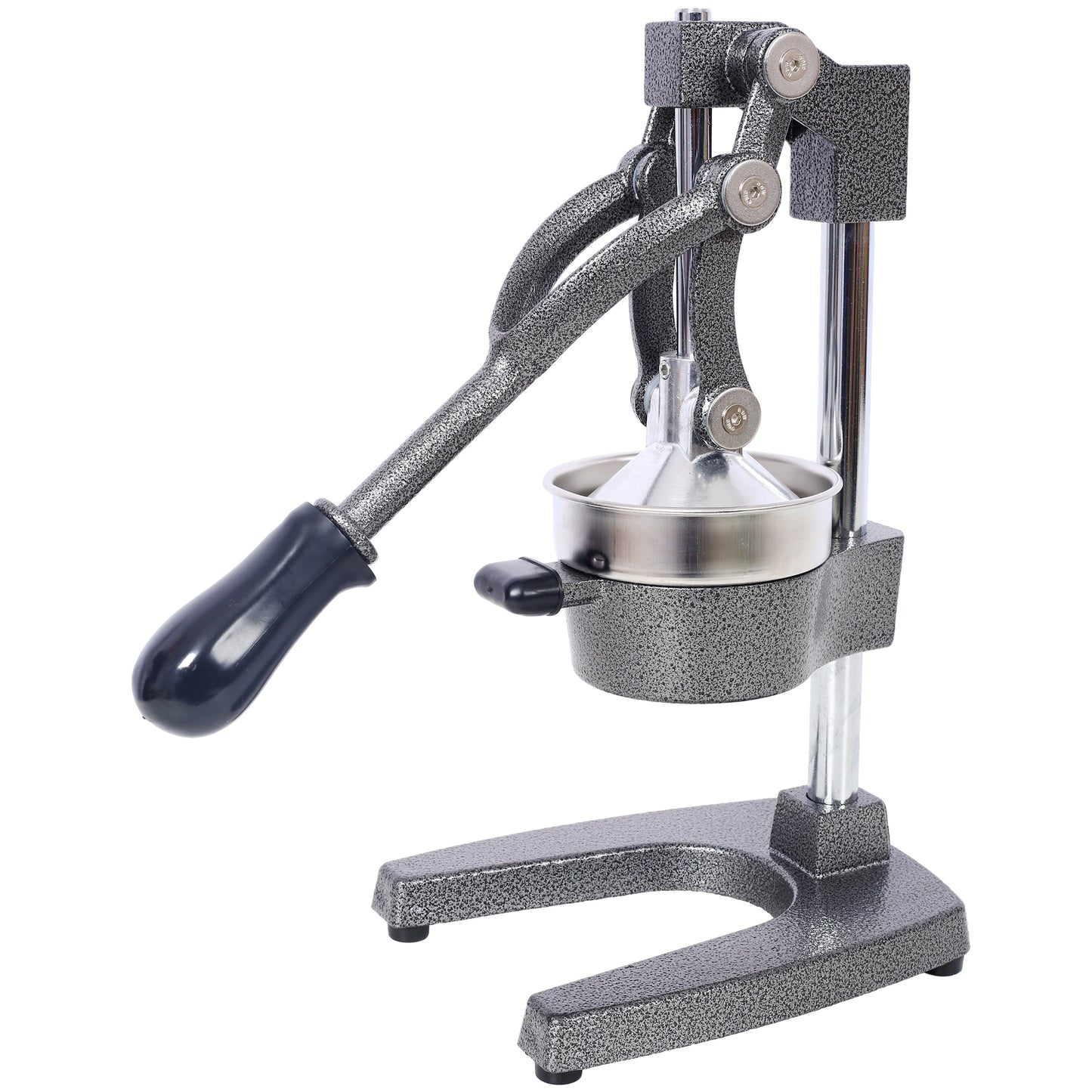 Experience Freshness with Our Heavy-Duty Grey Cast Iron Citrus Juicer - Extra-Large Manual Press for Effortless Juice Extraction