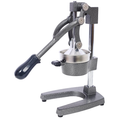 Experience Freshness with Our Heavy-Duty Grey Cast Iron Citrus Juicer - Extra-Large Manual Press for Effortless Juice Extraction